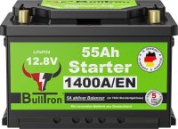 BullTron® 55Ah Polar Starter LiFePO4 12.8V Akku
