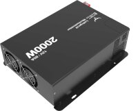 BullTron Combi 2000W Wechselrichter + 80A Ladegerät mit Fernbedienung