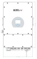 BullTron® Hybridwechselrichter 10KW 3-phasig USV, Display, WIFI, CAN, RS485